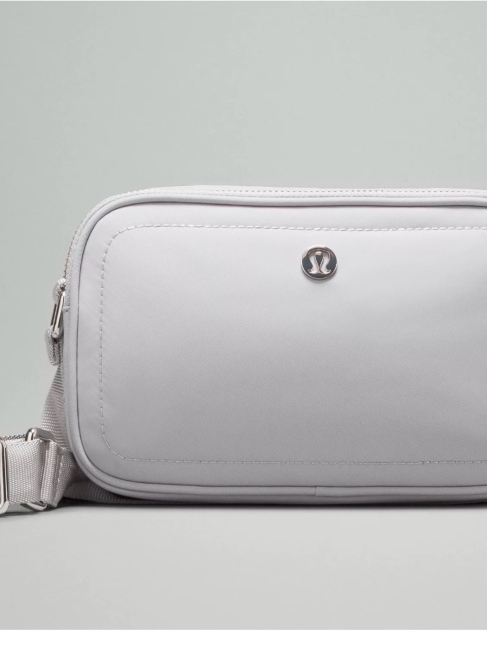 lululemon athletica Light Gray Crossbody Bag